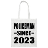 Policeman Since 2023 - Tote Bag White