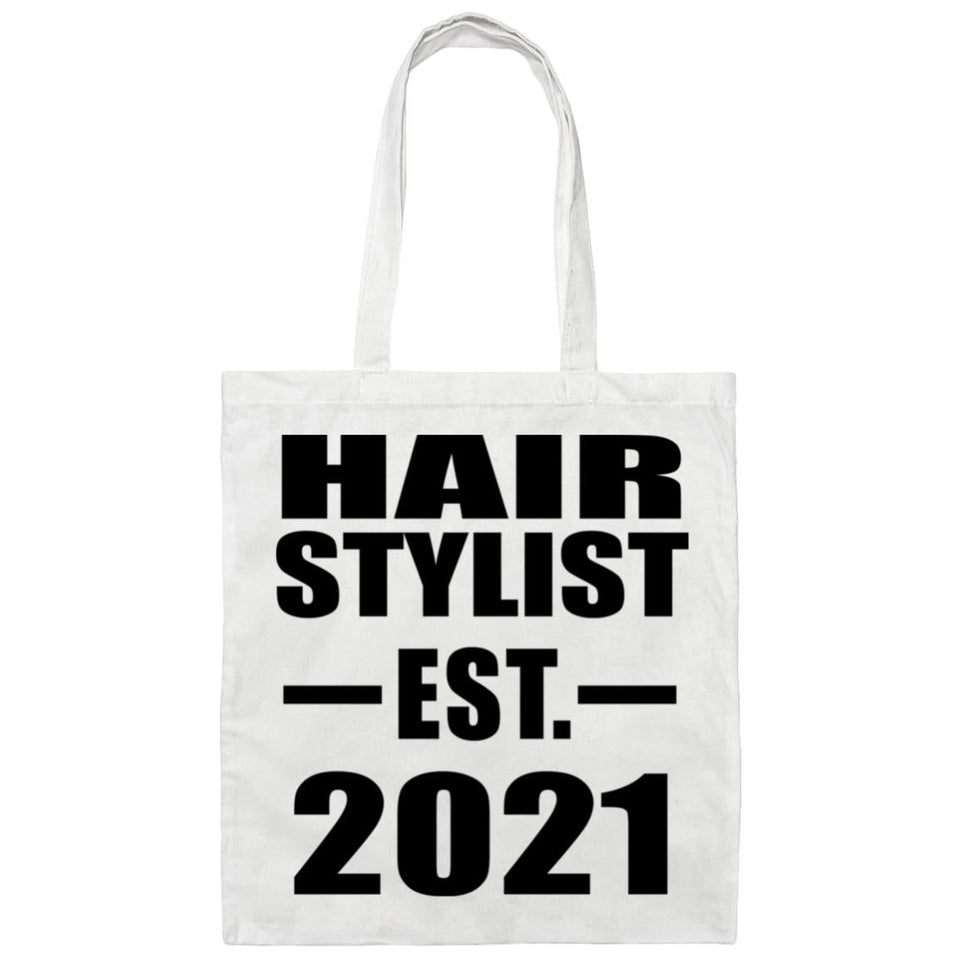 Hair Stylist Established EST. 2021 - Tote Bag White