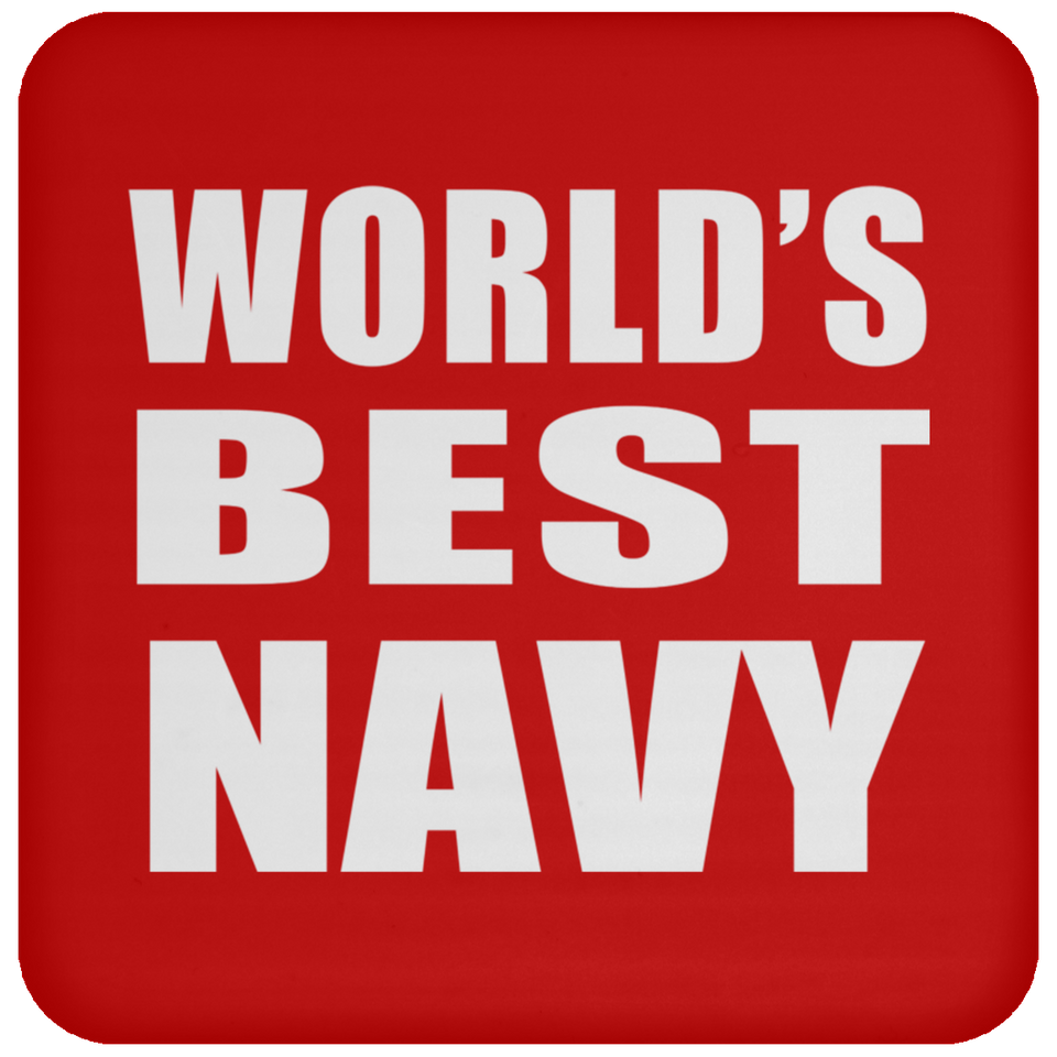 World's Best Navy - Drink Coaster