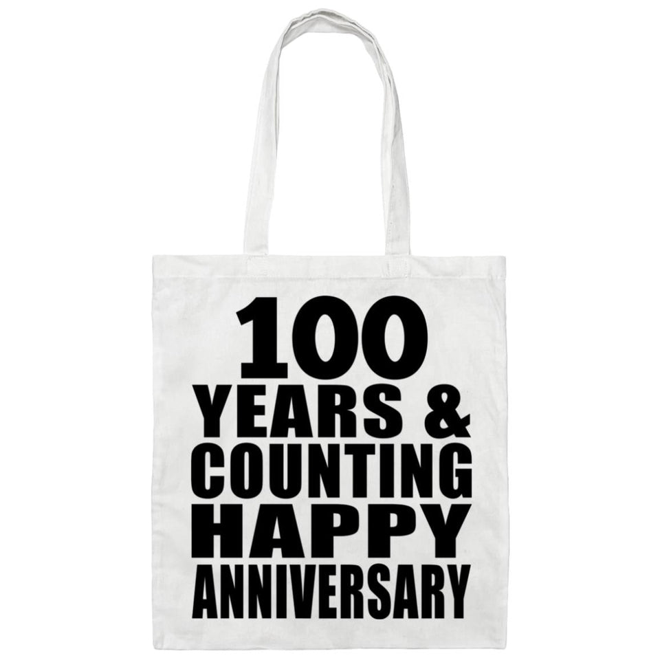 Happy 100th Anniversary 100 Years & Counting - Tote Bag White