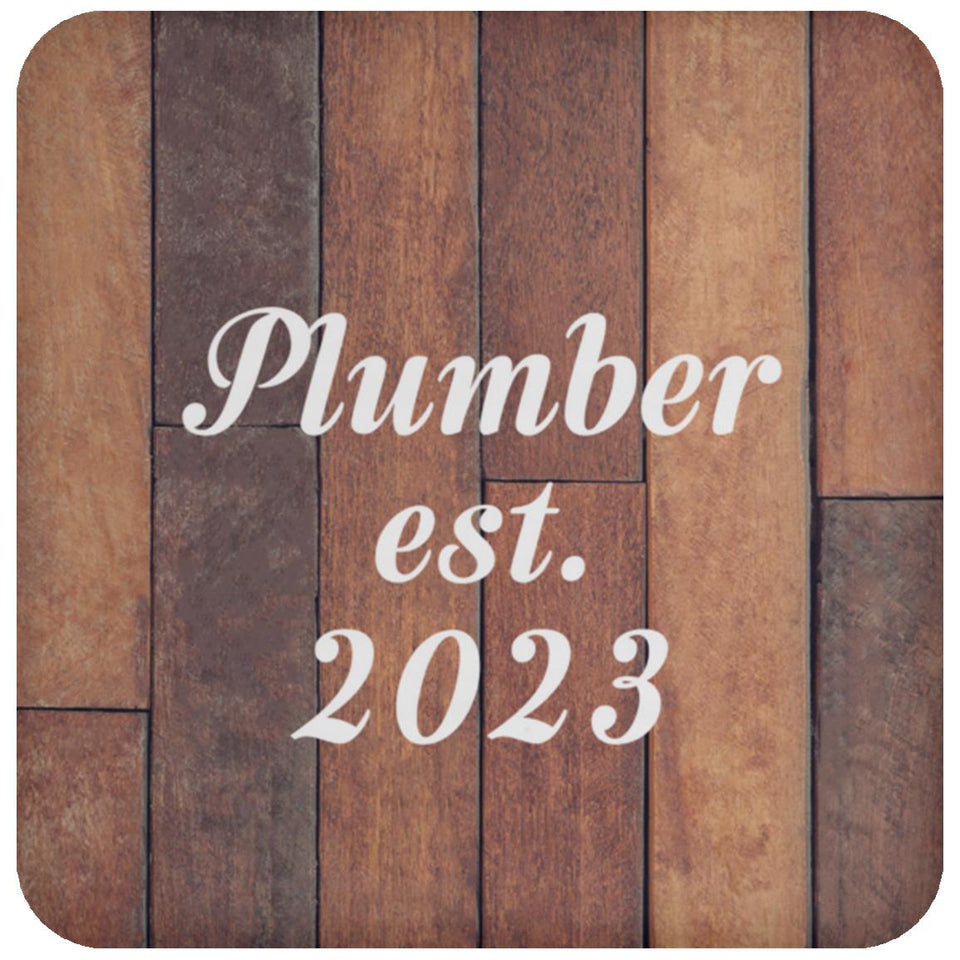 Plumber Established Est. 2023 - Drink Coaster E