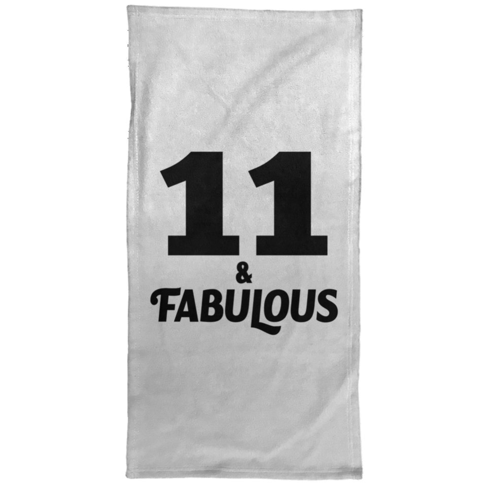 11th Birthday 11 & Fabulous - Hand Towel