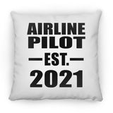 Airline Pilot Established EST. 2021 - Throw Pillow