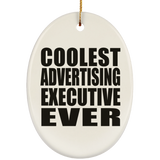 Coolest Advertising Executive Ever - Oval Ornament