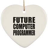 Future Computer Programmer - Heart Ornament