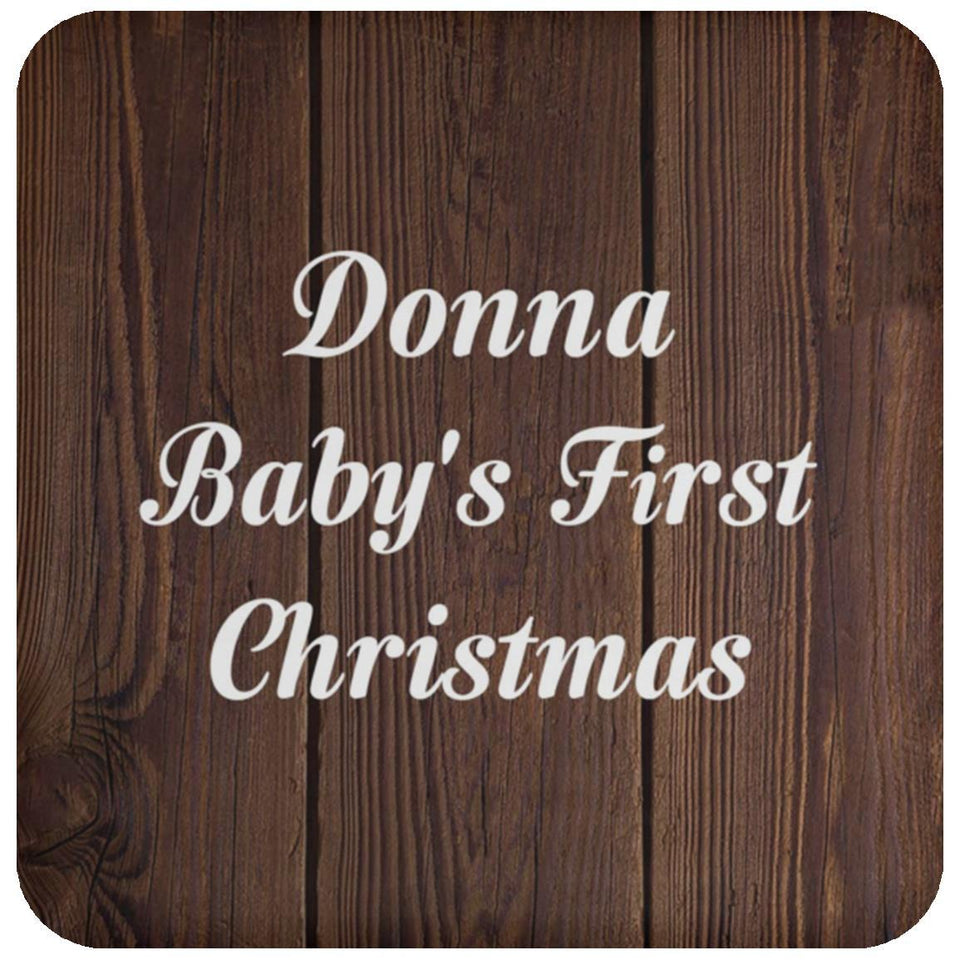 Donna Baby's First Christmas - Drink Coaster D