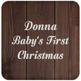 Donna Baby's First Christmas - Drink Coaster D