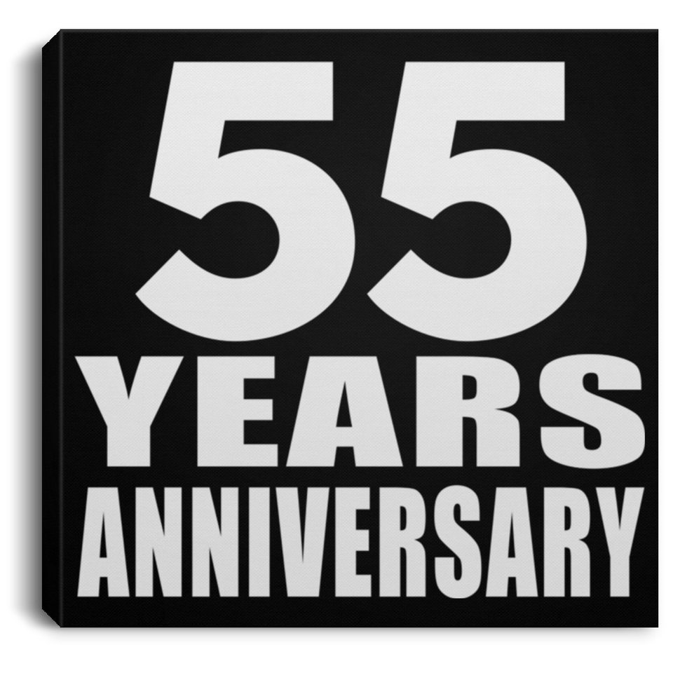 55th Anniversary 55 Years Anniversary - Canvas Square