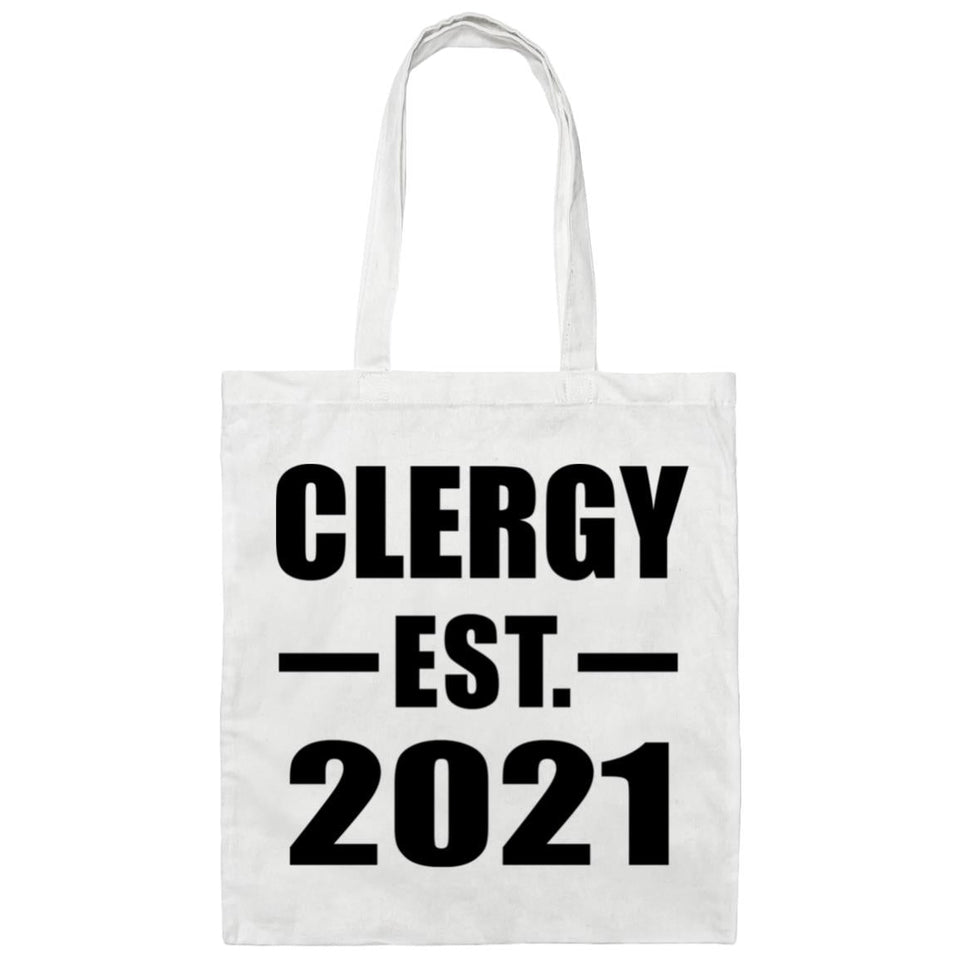Clergy Established EST. 2021 - Tote Bag White