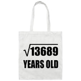 117th Birthday Square Root of 13689 Years Old - Tote Bag White