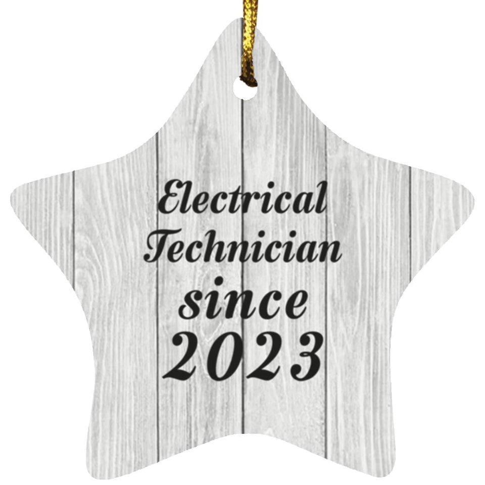 Electrical Technician Since 2023 - Star Ornament F