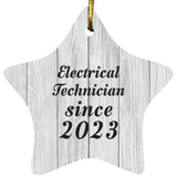 Electrical Technician Since 2023 - Star Ornament F