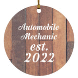 Automobile Mechanic Established Est. 2022 - Circle Ornament E