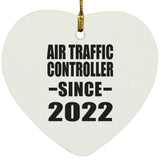 Air Traffic Controller Since 2022 - Heart Ornament