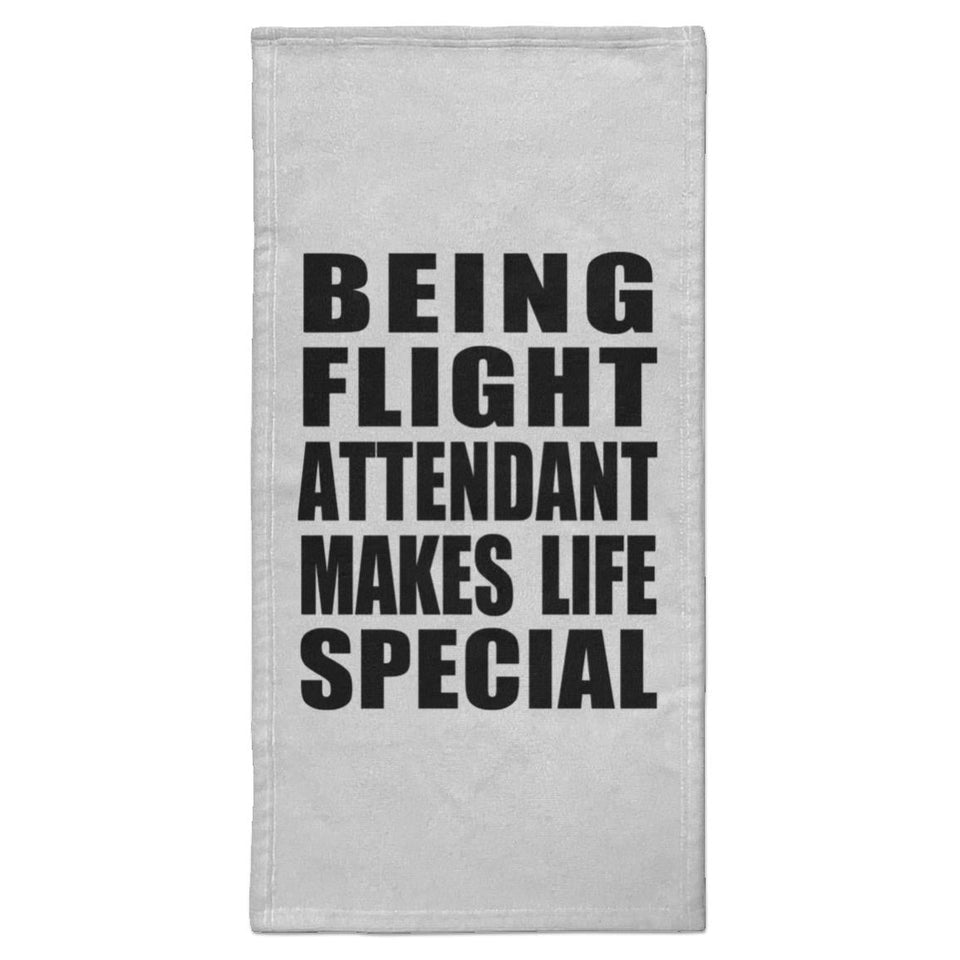 Being Flight Attendant Makes Life Special - Hand Towel