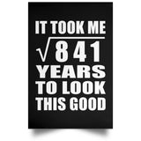 29th Birthday Took Square Root of 841 Years To Look Good - Poster Portrait