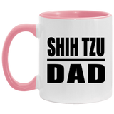 Shih Tzu Dad - 11oz Accent Mug Pink