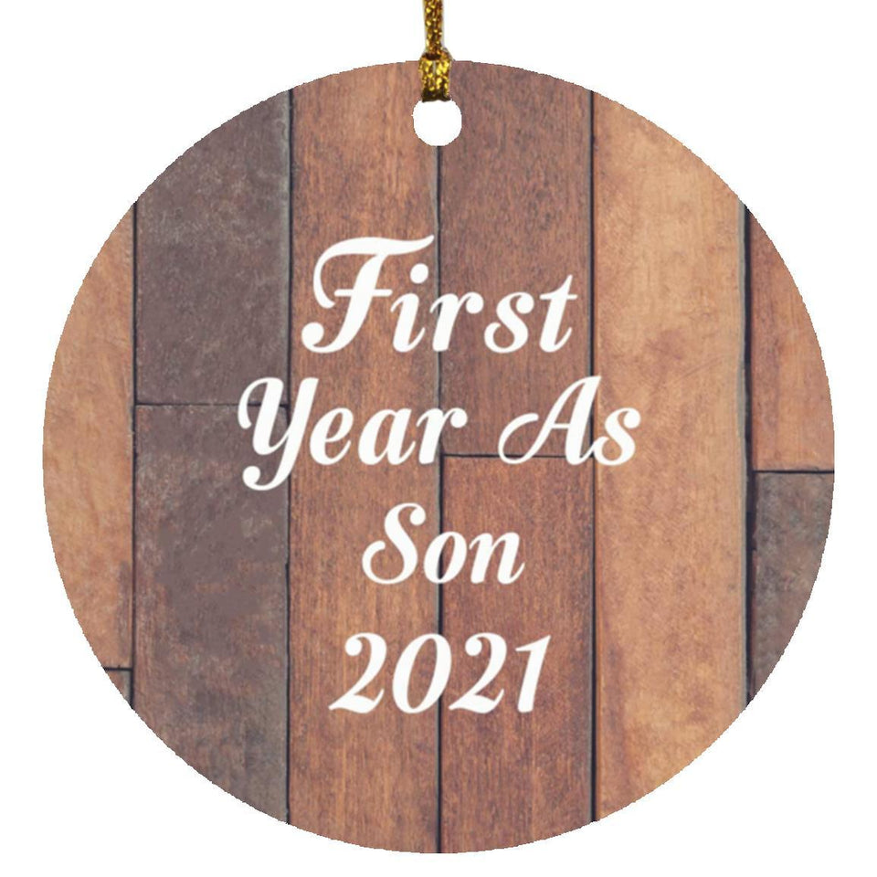 First Year As Son 2021 - Circle Ornament E