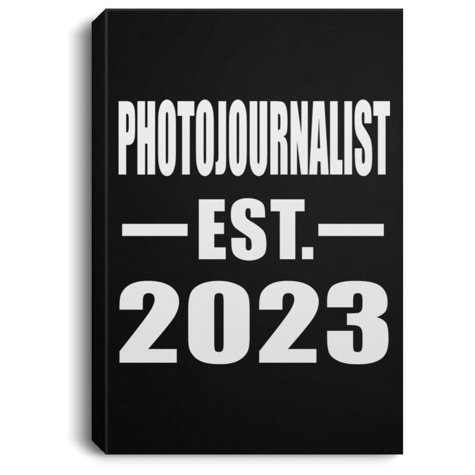 Photojournalist Established EST. 2023 - Canvas Portrait