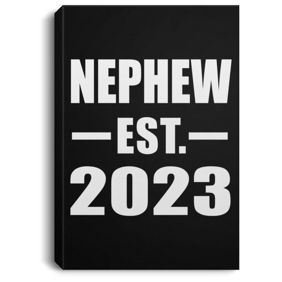 Nephew Established EST. 2023 - Canvas Portrait