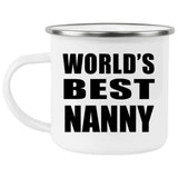 World's Best Nanny - 12oz Camping Mug
