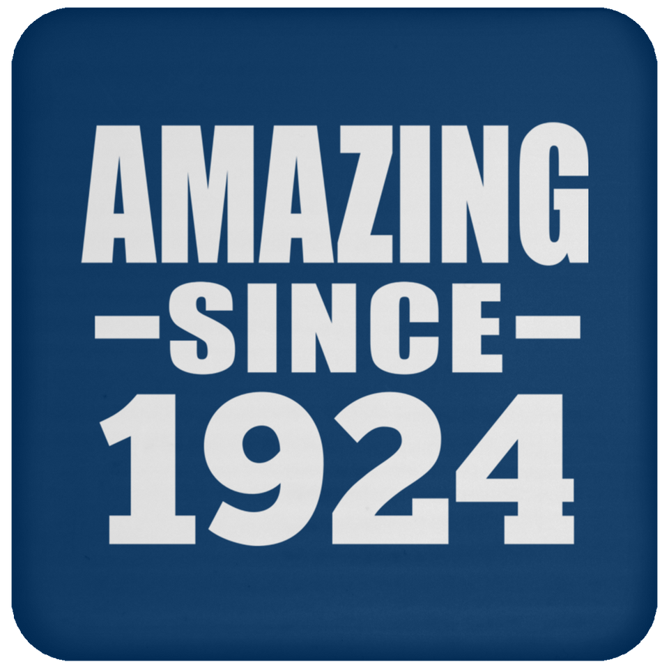 100th Birthday Amazing Since 1924 - Drink Coaster