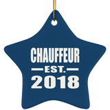 Chauffeur Established EST. 2018 - Star Ornament