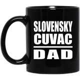 Slovensky Cuvac Dad - 11oz Coffee Mug Black