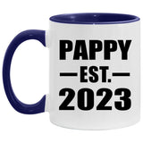 Pappy Established Est. 2023 - 11oz Accent Mug Purple