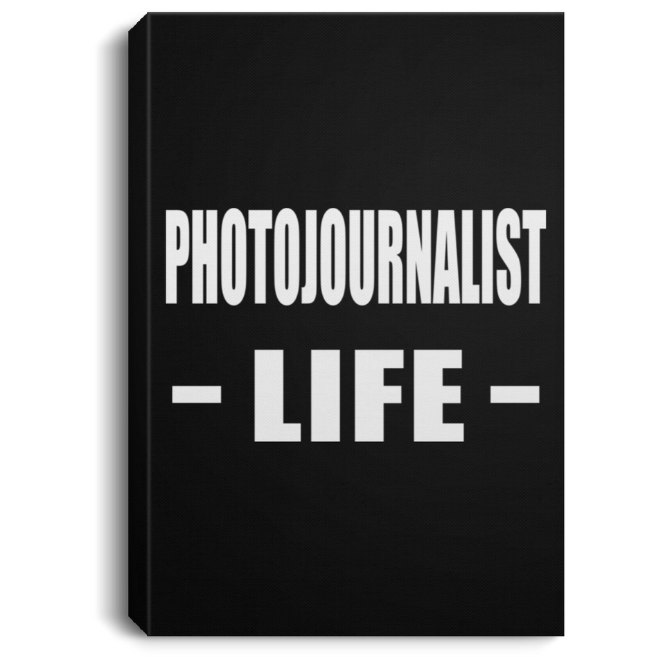 Photojournalist Life - Canvas Portrait