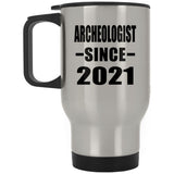 Archeologist Since 2021 - Silver Travel Mug