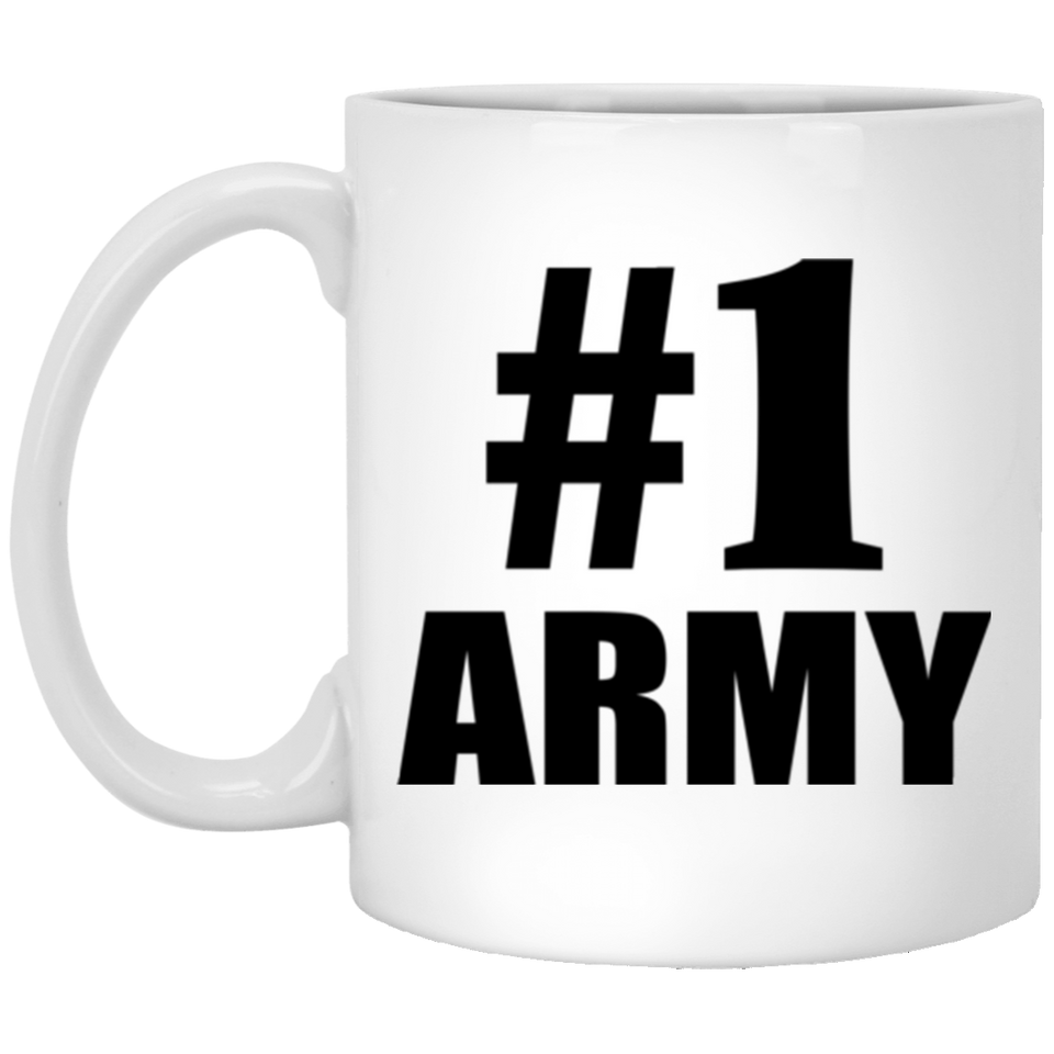 Number One #1 Army - 11 Oz Coffee Mug