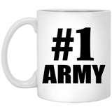 Number One #1 Army - 11 Oz Coffee Mug