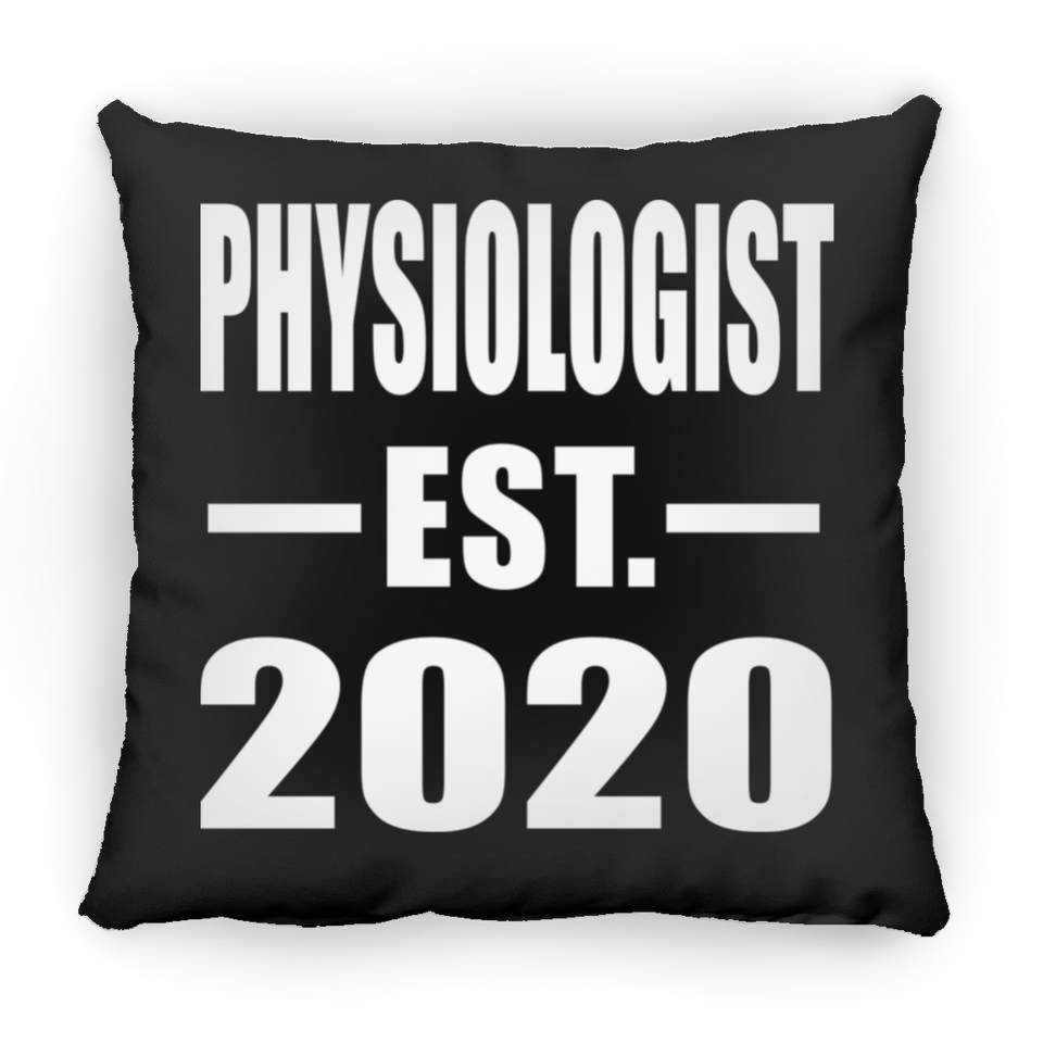 Physiologist Established EST. 2020 - Throw Pillow Black