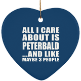 All I Care About Is Peterbald - Heart Ornament