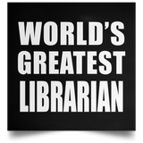 World's Greatest Librarian - Poster Square