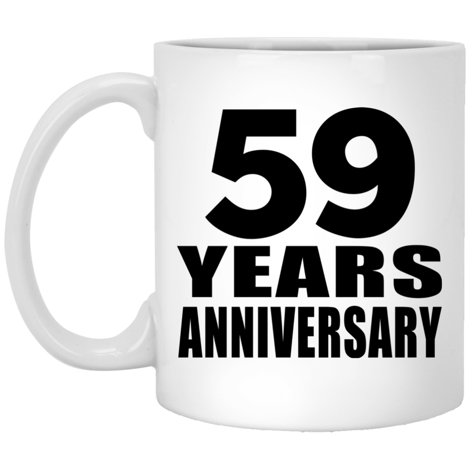 59th Anniversary 59 Years - 11 Oz Coffee Mug