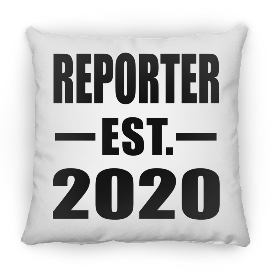 Reporter Established EST. 2020 - Throw Pillow