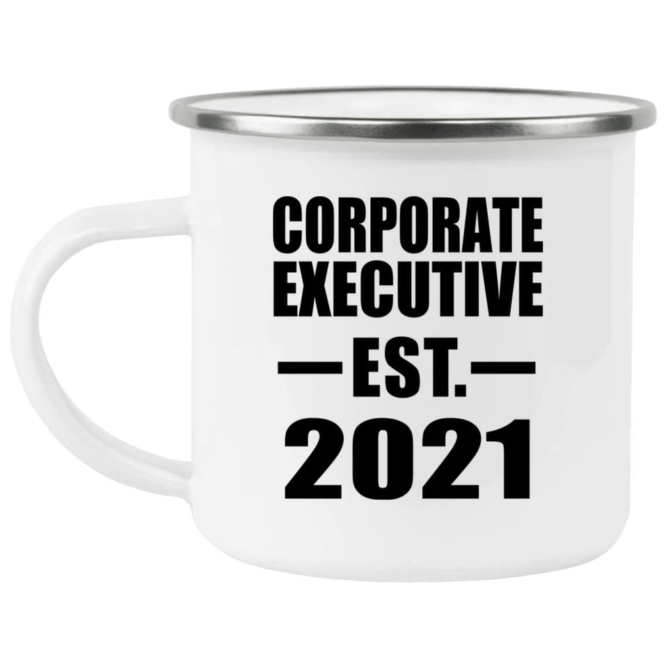 Corporate Executive Established EST. 2021 - 12oz Camping Mug