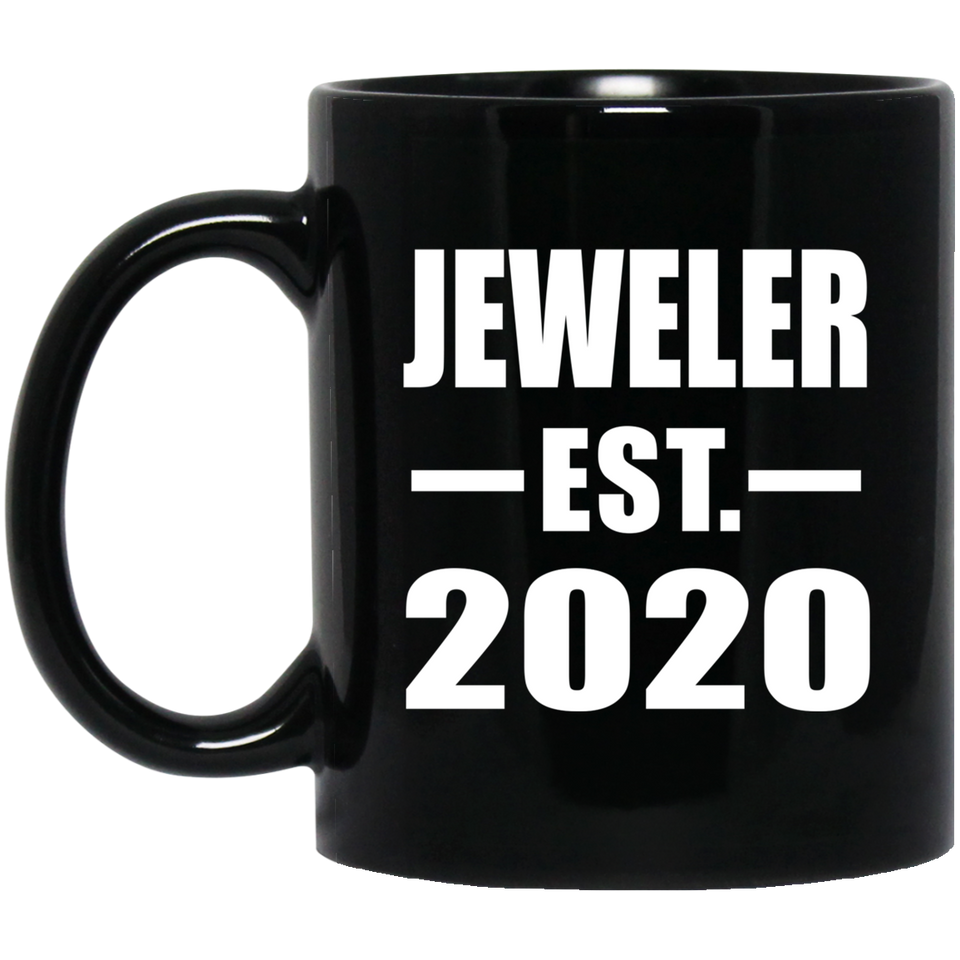 Jeweler Established EST. 2020 - 11oz Coffee Mug Black
