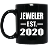 Jeweler Established EST. 2020 - 11oz Coffee Mug Black