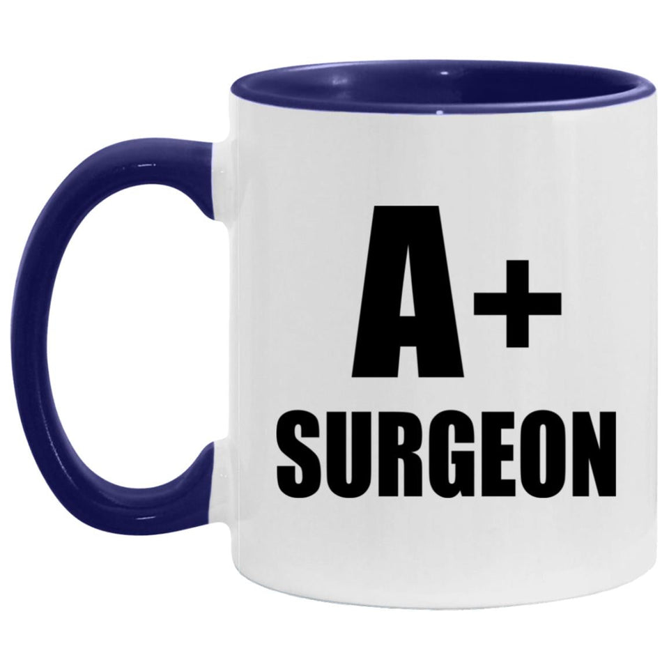 A+ Surgeon - 11oz Accent Mug Purple
