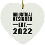 Industrial Designer Established EST. 2022 - Heart Ornament