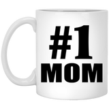 Number One #1 Mom - 11 Oz Coffee Mug