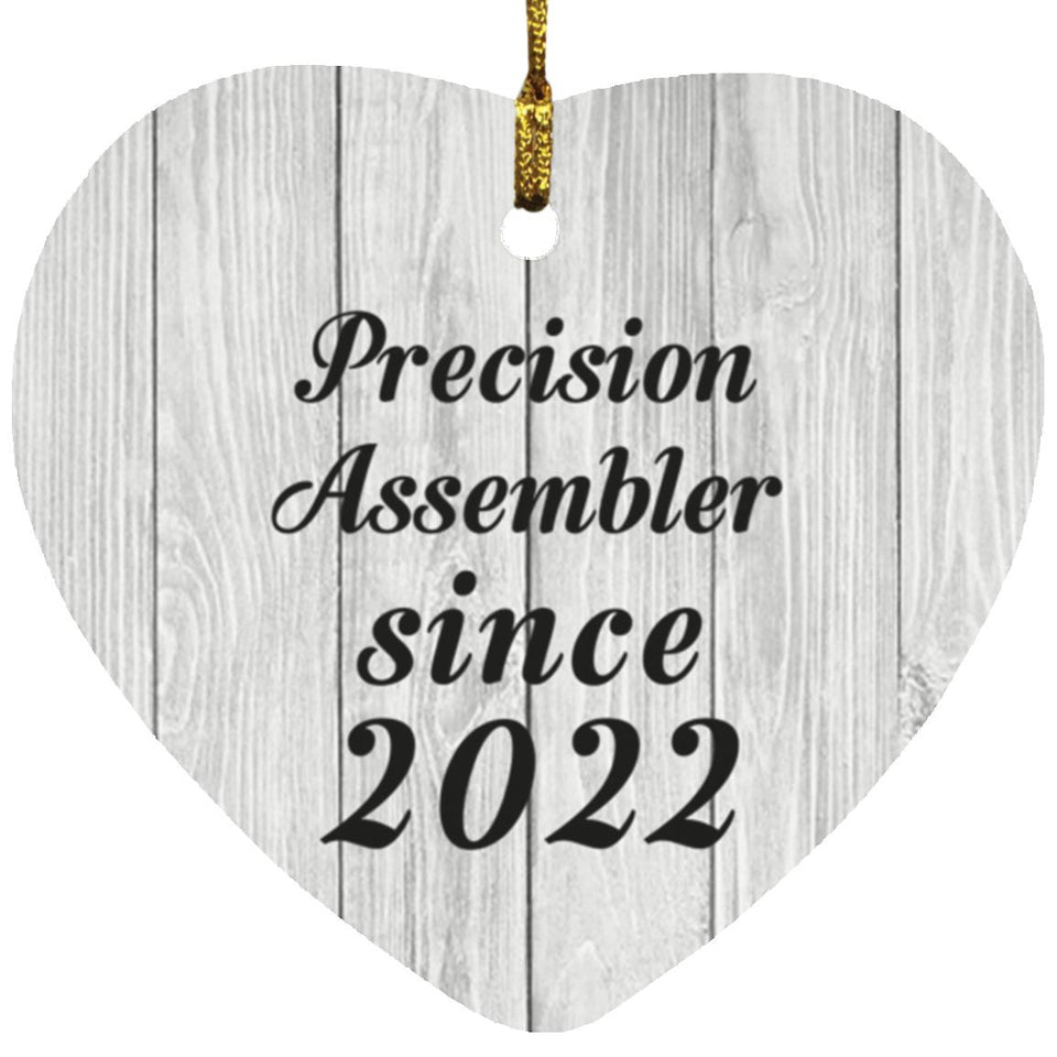 Precision Assembler Since 2022 - Heart Ornament F
