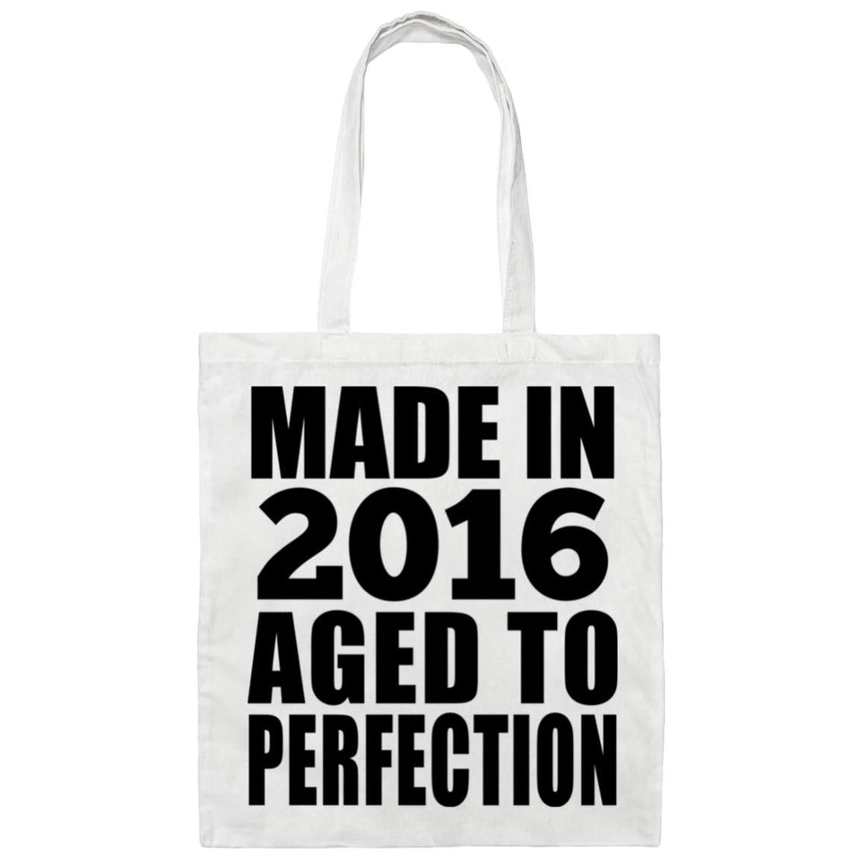 8th Birthday Made In 2016 Aged to Perfection - Tote Bag White