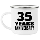 35th Anniversary 35 Years - 12oz Camping Mug