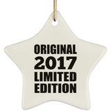 7th Birthday Original 2017 Limited Edition - Star Ornament