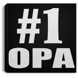 Number One #1 Opa - Canvas Square