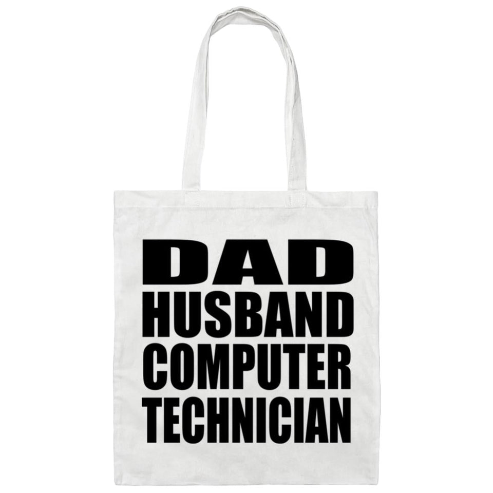 Dad Husband Computer Technician - Tote Bag White